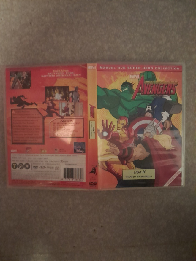 Avengers dvd,marvel