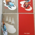 PAUL FRANK JOULUKORTTIPAKKAUS+KUORET+TARRAT, 10 KPL **UUSI** - pikkukuva 3