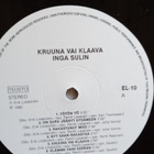 LP-LEVY: INGA SULIN : KRUUNA VAI KLAAVA - pikkukuva 3