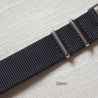 NATO - 22 mm musta ranneke - pikkukuva 3