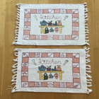 Vintage pöytätabletit, 2 kpl ( 25 x 41 cm ) - pikkukuva 1