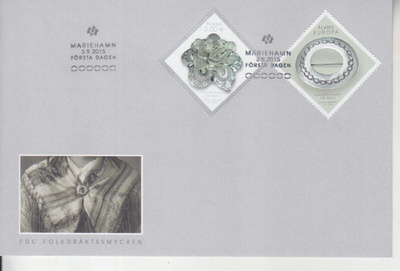 Åland FDC 2015 koruja.