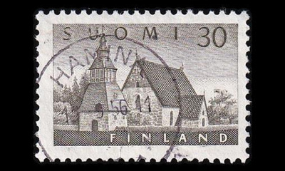 454 o Lammin kirkko Hamina 11.9.56 (1956)