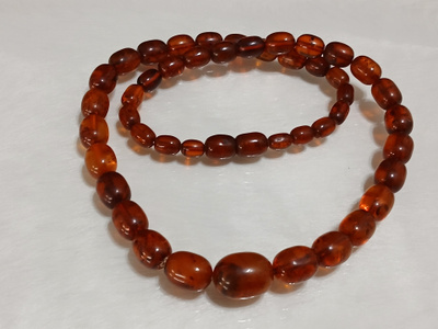 Vintage Meripihka kaulakoru baltic Amber itämeren Meripihka