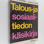 Väinö Luoma ym. : Talous- ja sosiaalitiedon käsikirja - pikkukuva 1