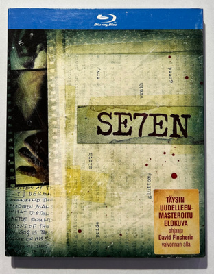 SEVEN - Blu-ray, suomi julkaisu pahvikansin