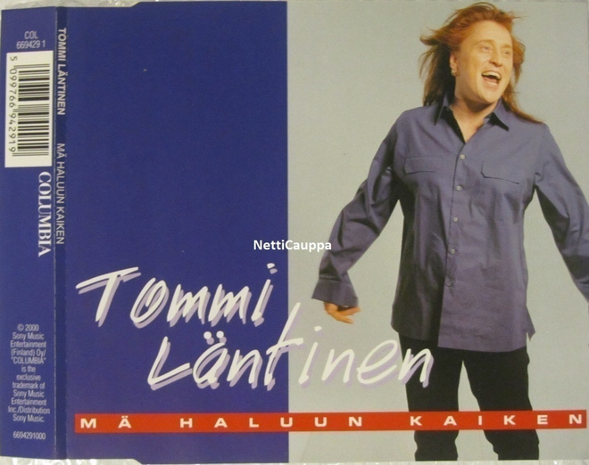 Tommi Läntinen • Mä Haluun Kaiken CD-Single