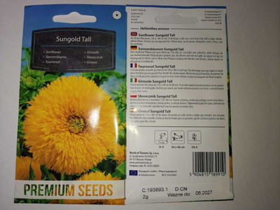 Auringonkukka "Sungold Tall" - siemenet #