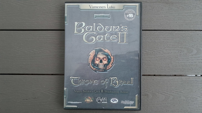 PC CD: Baldur's Gate II: Throne of Bhaal peli (2001)