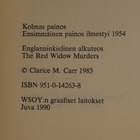 Carter Dickson - Punainen leski - pikkukuva 2
