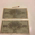 100 mk 1955 kaksi kpl - pikkukuva 1