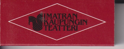 Imatran Kaupunginteatteri . tulitikkuaski  e17
