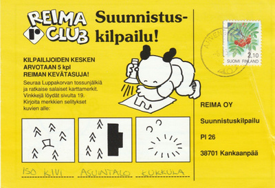 Postileima, AHVENSELKÄ