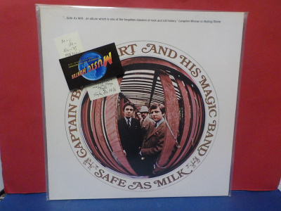 CAPTAIN BEEFHEART AND HIS MAGIC BAND - SAFE AS MILK M-/M- LP