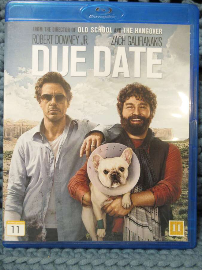 DUE DATE BLU-RAY