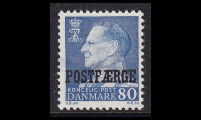 Tanska PF_42 ** Frederik IX 80 öre (1967)