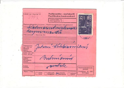 POSTIENNAKKO KORTTI 35MK OLAVINLINNA KOUVOLA