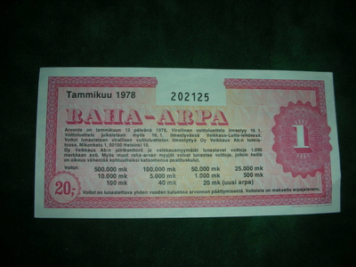 raha-arpa 1978