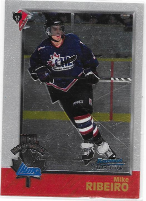 1998 Bowman chrome #132 Mike Ribeiro Rouyin Noranda Huskies