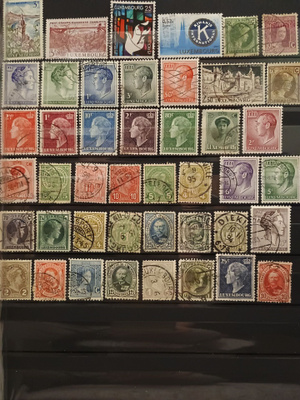 Luxembourg postimerkit 44kpl (leimatut)