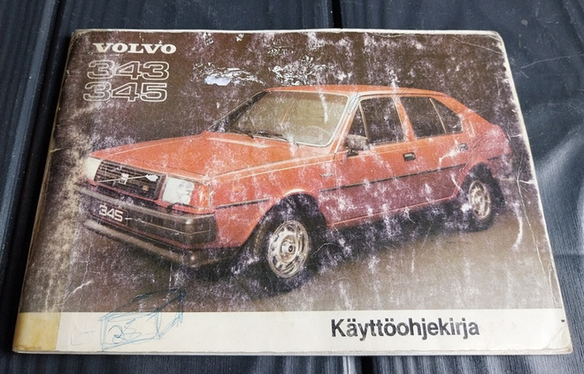 VOLVO 343 345 käyttöohjekirja 1979