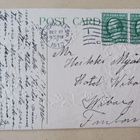 Ikkunakortti, maisema, rautatammea, kukkia p. 1910 Suomeen - pikkukuva 2