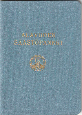 ALAVUDEN SÄÄSTÖPANKIN SÄÄSTÖKIRJA (AMI3-33)