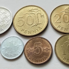 1 p - 1 mk, circ+unc v. 1969 - pikkukuva 2