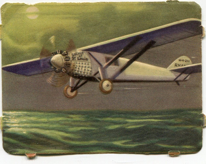 ALE M.P. 1216 - Lentokonenelkku "Charles Lindberg" - 1950-l