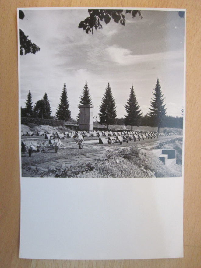 VANHA Valokuva Sankarihaudat Janakkala 1940-l
