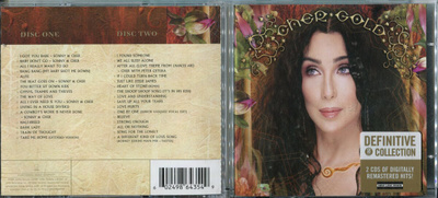 CHER . 2 CD-LEVYÄ . GOLD . DEFINITIVE COLLECTION