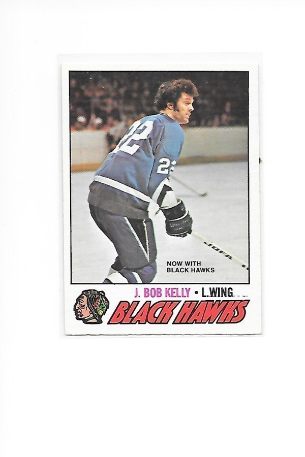 1977-78 OPC #14 J.Bob.Kelly Chicago Blackhawks