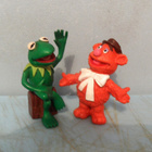 HYVÄKUNTOISET 70-LUVUN KERMIT JA FOZZIE FIGUURIT LÄNSI-SAKSA - pikkukuva 2