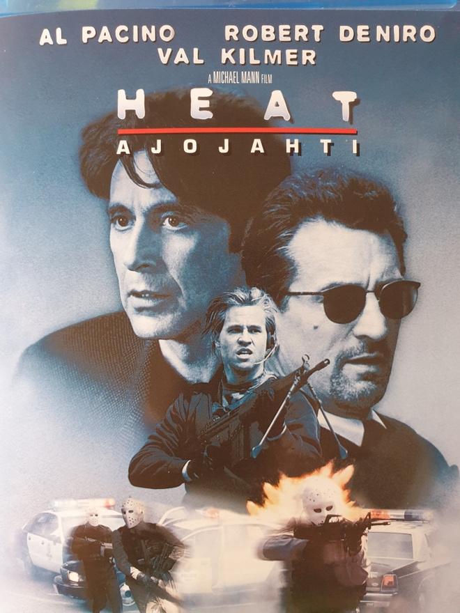 Heat- Ajojahti Blu-ray (Al Pacino ja Robert De Niro)