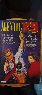 Nippu vanhoja Agentti X9 sarjakuvalehtiä 6 kpl