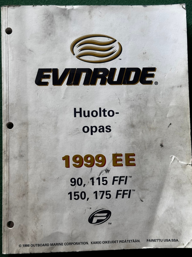 Evinrude suomenkielinen korjauskirja