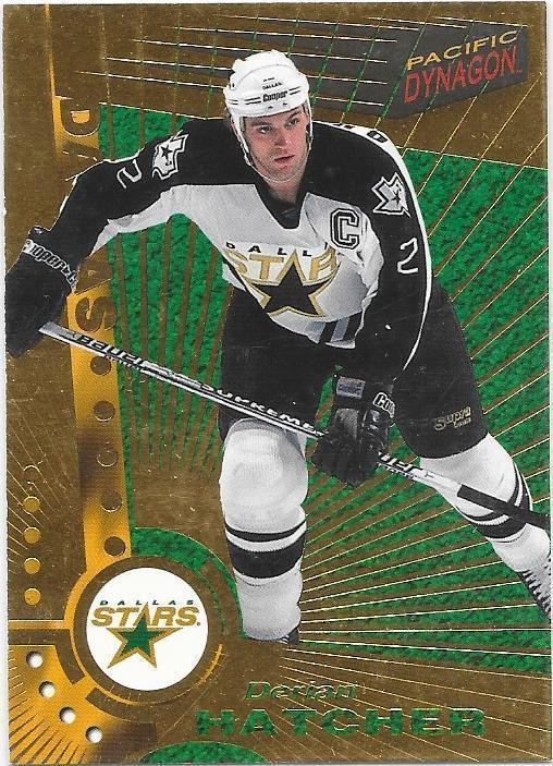 1997-98 Pacific Dynagon #35 Derian Hatcher Dallas Stars
