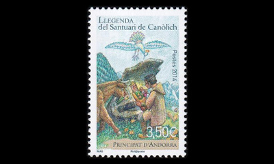 Andorra Fr 769 ** Myytit ja legendat (2014)
