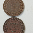 Tunisia 10 senttiä Kuningas Mohammed Nasser 1912+1916 - pikkukuva 1