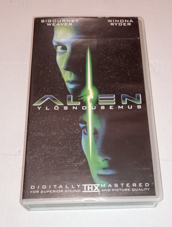 ALIEN YLÖSNOUSEMUS VHS