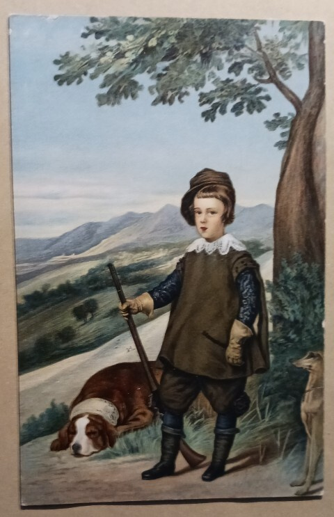 Velazquez: Prinssi Balthasar metsästämässä koirineen, ei p.