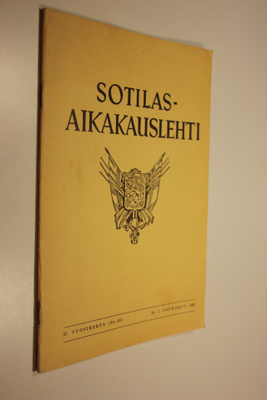 Sotilasaikakauslehti : Upseeriliiton julkaisu n:o 5/1962
