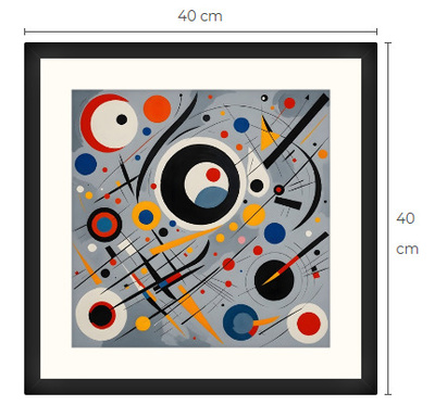 Uusi uniikki abstrakti art print taulu 40 cm x 40 cm