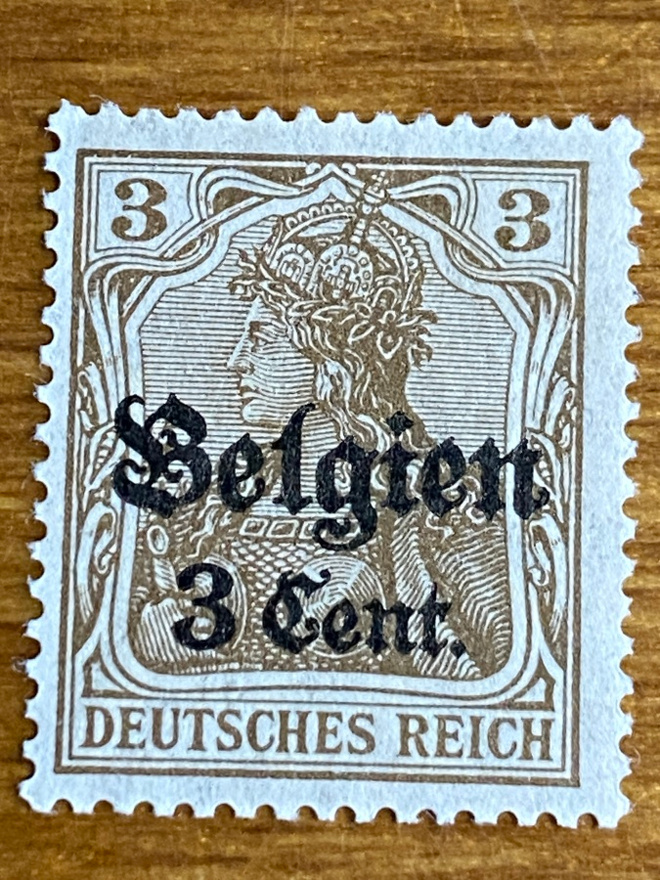 SAKSA REICH 1914-1918 BELGIA MIEHITYS**