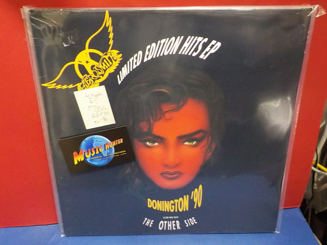Aerosmith – The Other Side - Donington '90 M-/EX- EP 12"