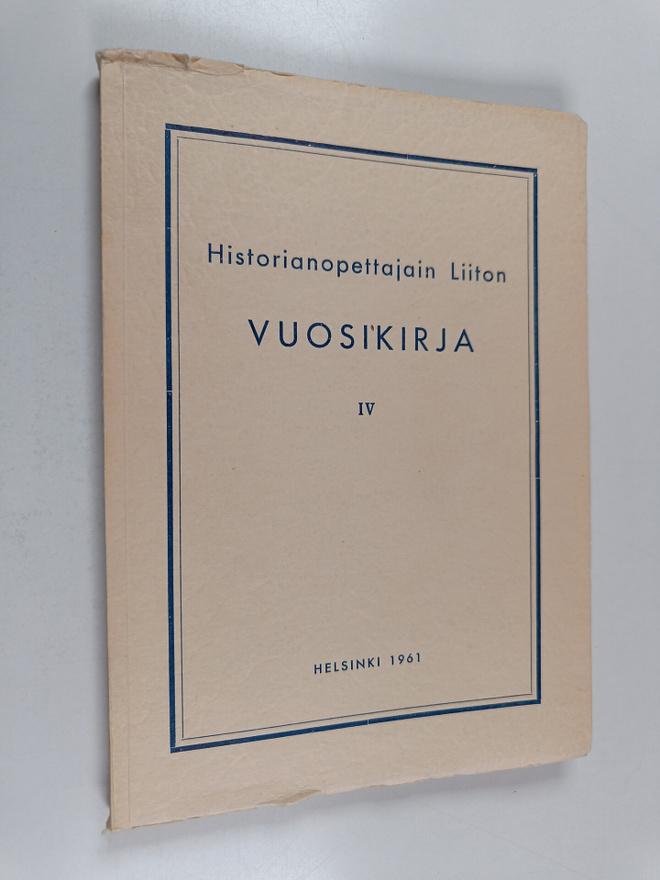 Historianopettajain liiton vuosikirja 4