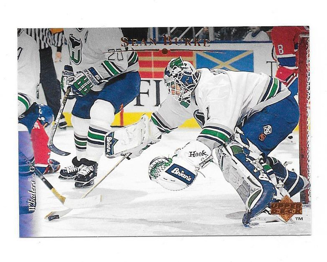 1995-96 Upper Deck #130 Sean Burke Hartford Whalers MV