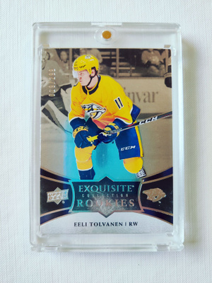 Eeli Tolvanen - 18-19 UD Exquisite Rookies /299