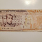 Meksiko 5000 Pesos 1987, käytetty seteli - pikkukuva 1
