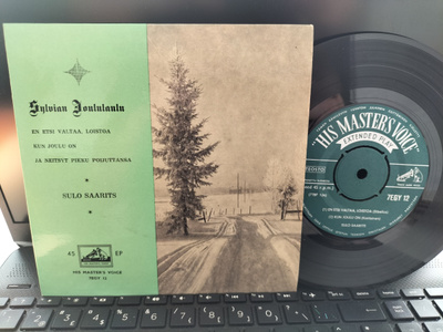 SULO SAARTIS, Sylvian Joululaulu, 7'' EP -56 SIISTI !!